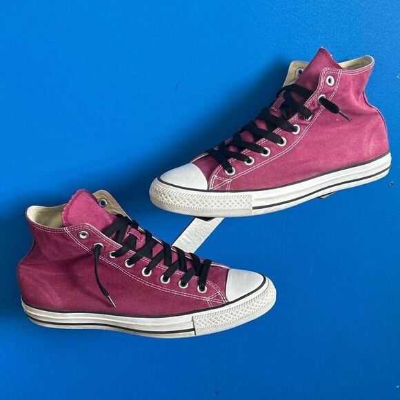 Converse Unisex Chuck Taylor All Star Hi Top Maroon M9613C US M10 W 12 - Picture 1 of 6